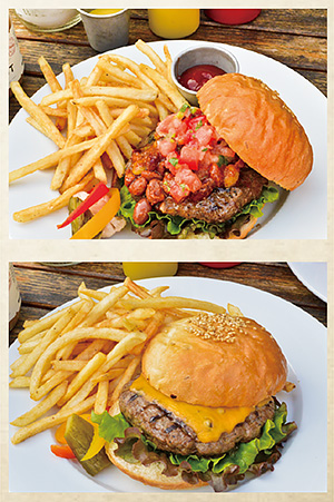 メニュー HAMBURGER