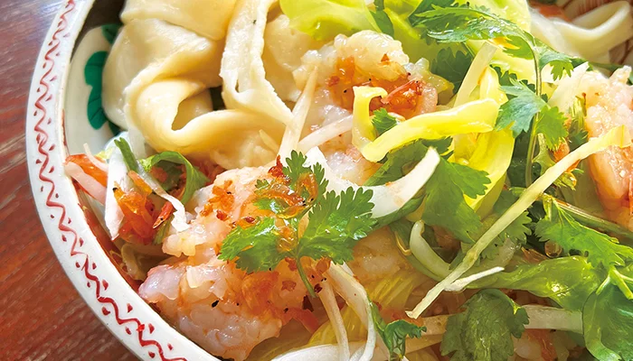 海老と海老油ビャンビャン麺